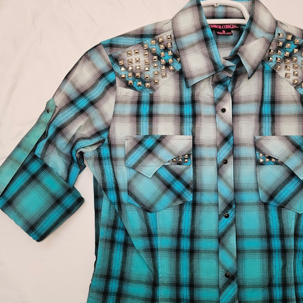 Rock & Roll Cowgirl Button-up